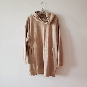 Umgee Tan Tunic Sweater Medium
